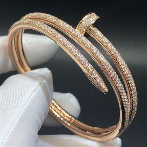 cartier bent nail bracelet|authentic cartier nail bracelet.